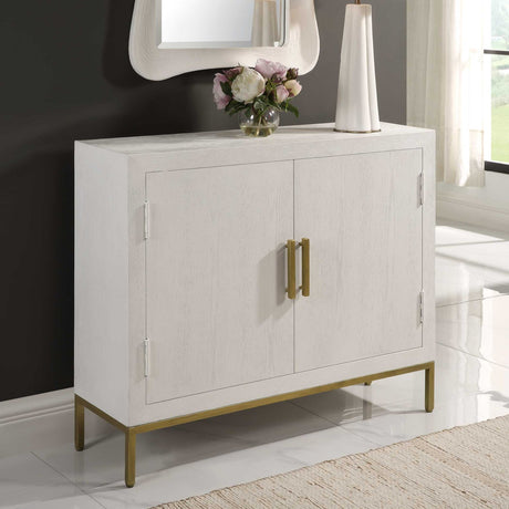 Modern European furniture - 2-Door Oak Veneer Cabinet - www.oroa.com