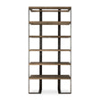 Modern European furniture - Natural Oak 5-Shelf Bookcase - www.oroa.com