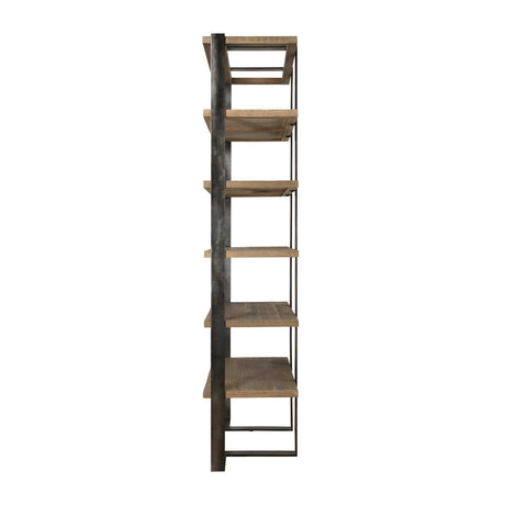 Modern European furniture - Natural Oak 5-Shelf Bookcase - www.oroa.com