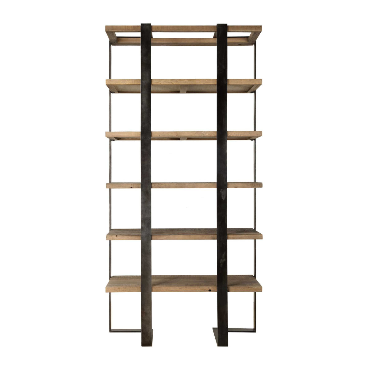 Modern European furniture - Natural Oak 5-Shelf Bookcase - www.oroa.com