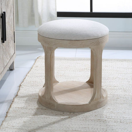 Pine Wood Ottoman by Uttermost Dennen, alternate view 2