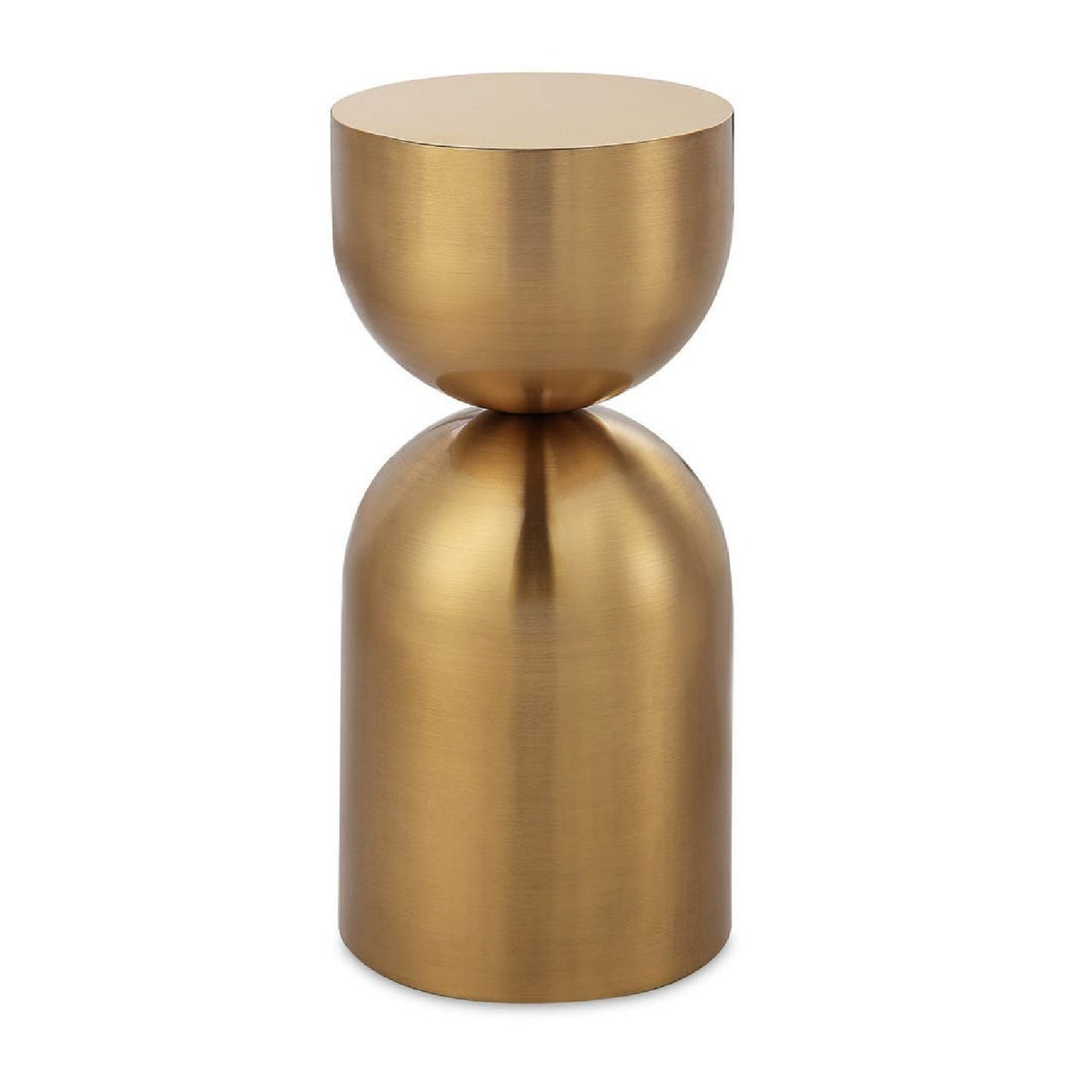 Modern European furniture - Gold Hourglass Accent Table - www.oroa.com