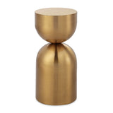 Modern European furniture - Gold Hourglass Accent Table - www.oroa.com