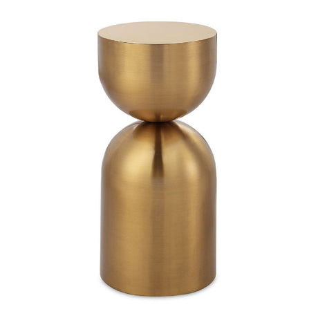 Modern European furniture - Gold Hourglass Accent Table - www.oroa.com