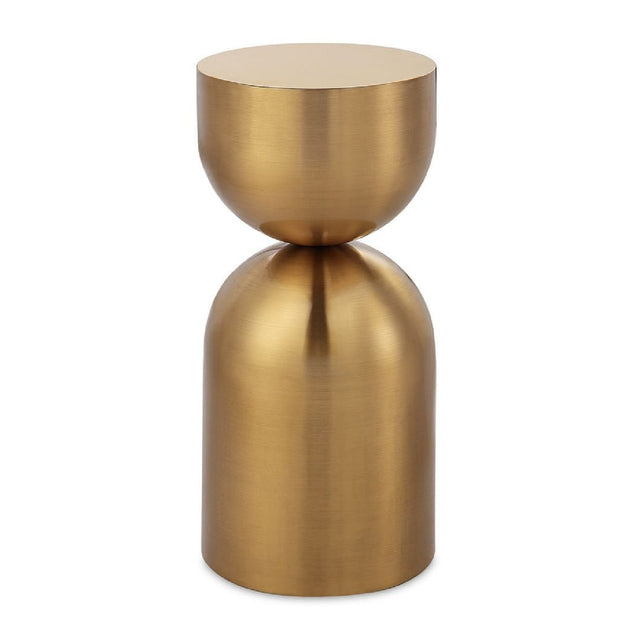 Modern European furniture - Gold Hourglass Accent Table - www.oroa.com