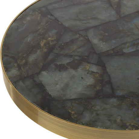 Modern European furniture - Labradorite Round Drink Table - www.oroa.com