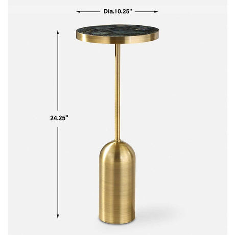 Modern European furniture - Labradorite Round Drink Table - www.oroa.com