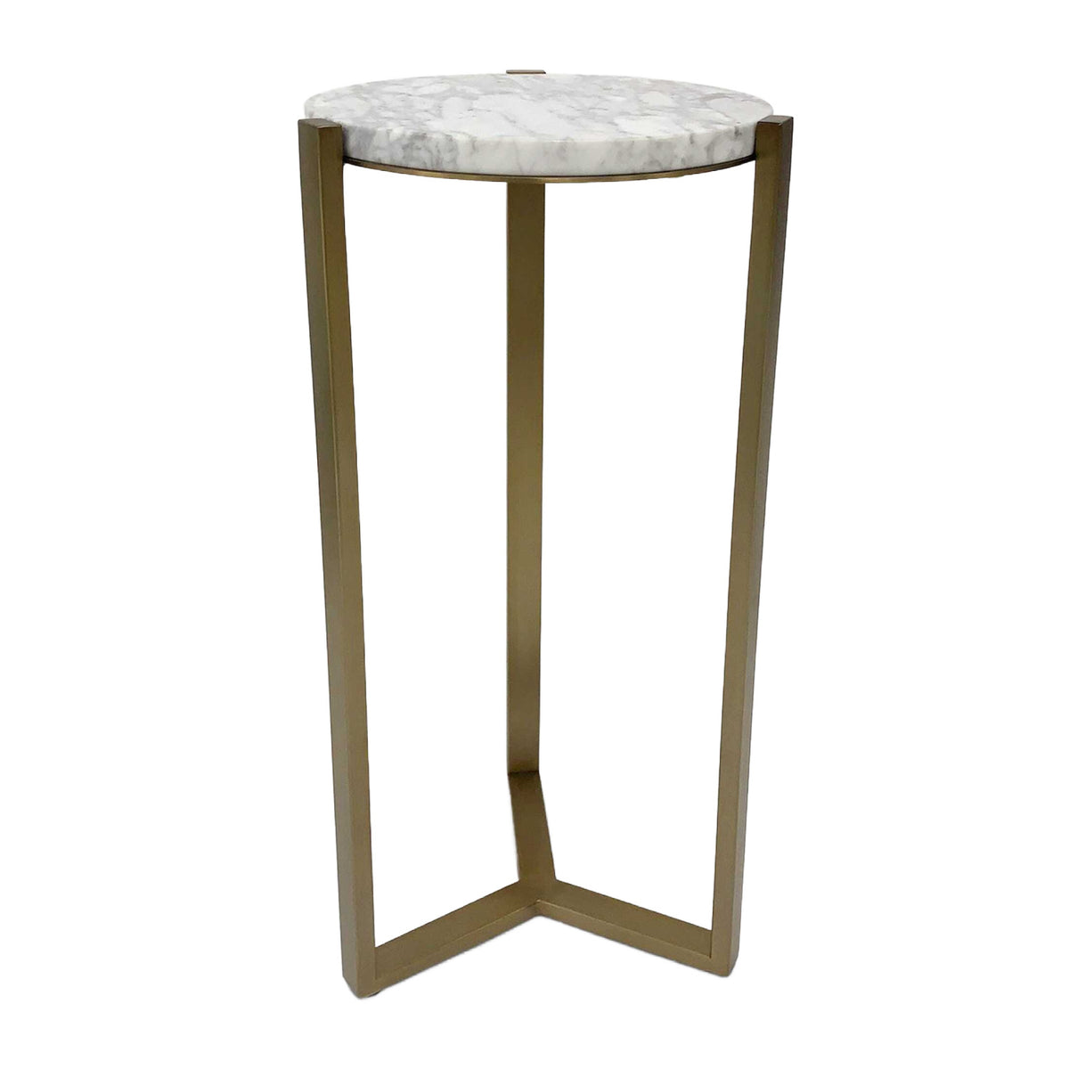Modern European furniture - Round White Marble Drink Table - www.oroa.com