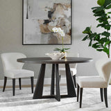 Modern European furniture - Oval Acacia Sunburst Dining Table - www.oroa.com
