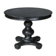 Black Baluster Round Dining Table by Uttermost Brynmore