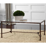 Bronze Framed Coffee Table by Uttermost Warring, alternate view 6
