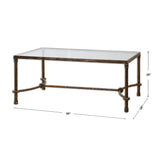 Bronze Framed Coffee Table by Uttermost Warring, alternate view 7