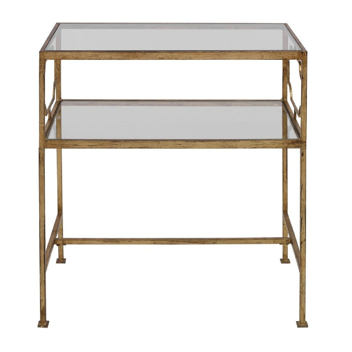 Gold Framed Side Table by Uttermost Genell