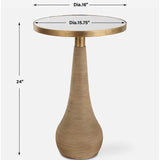 Mirror Top Accent Table by Uttermost Terra, alternate view 3