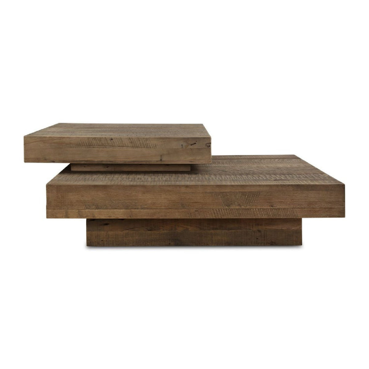 2-Layer Natural Oak Coffee Table by Uttermost Rustic