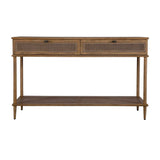 2-Drawer Cane Console Table by Uttermost Coast