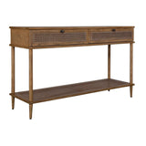 2-Drawer Cane Console Table by Uttermost Coast, alternate view 3
