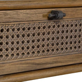 2-Drawer Cane Console Table by Uttermost Coast, alternate view 5