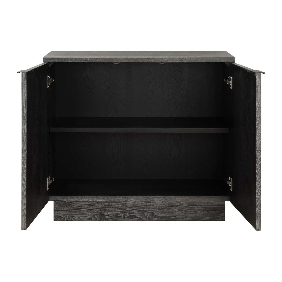 Circle Carved Elm 2-Door Cabinet by Uttermost Shelby, alternate view 3