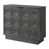 Circle Carved Elm 2-Door Cabinet by Uttermost Shelby, alternate view 4
