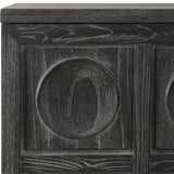 Circle Carved Elm 2-Door Cabinet by Uttermost Shelby, alternate view 7