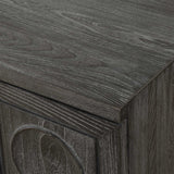 Circle Carved Elm 2-Door Cabinet by Uttermost Shelby, alternate view 8