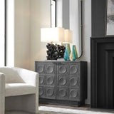 Circle Carved Elm 2-Door Cabinet by Uttermost Shelby, alternate view 9