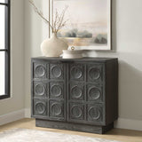 Circle Carved Elm 2-Door Cabinet by Uttermost Shelby, alternate view 10