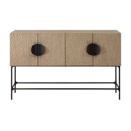 Elm Veneer 4-Door Cabinet by Uttermost Lunar