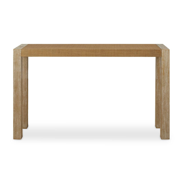 Modern European furniture - Textured Grasscloth Console Table - www.oroa.com