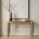 Modern European furniture - Textured Grasscloth Console Table - www.oroa.com