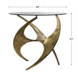 Antique Gold Side Table by Uttermost Graciano, alternate view 3