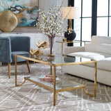 Gold Framed Coffee Table by Uttermost Katina, alternate view 5