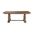 Modern European furniture - Solid Wood Rectangular Dining Table - www.oroa.com