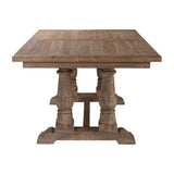 Modern European furniture - Solid Wood Rectangular Dining Table - www.oroa.com