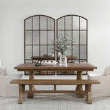 Modern European furniture - Solid Wood Rectangular Dining Table - www.oroa.com