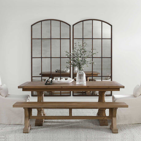 Modern European furniture - Solid Wood Rectangular Dining Table - www.oroa.com