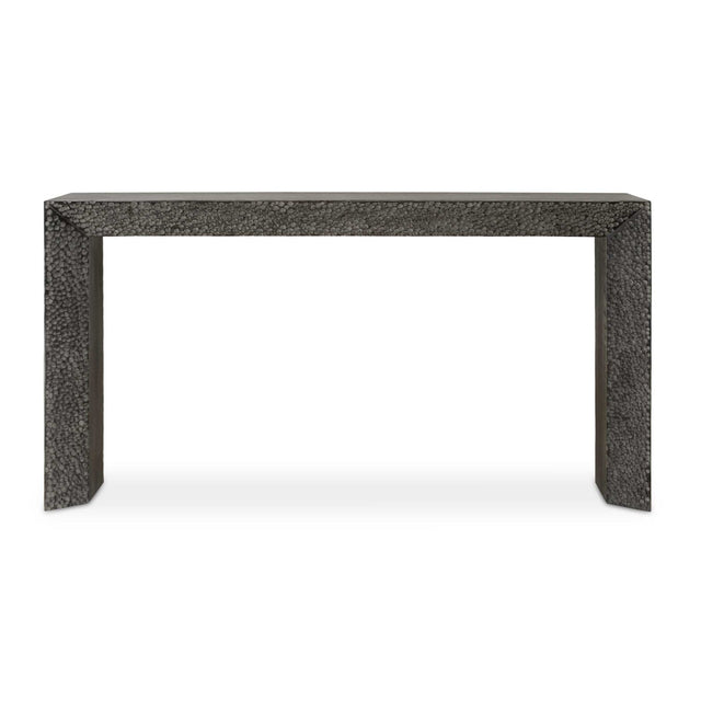 Chiseled Black Elm Console Table by Uttermost Thoreau