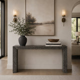 Chiseled Black Elm Console Table by Uttermost Thoreau, alternate view 2