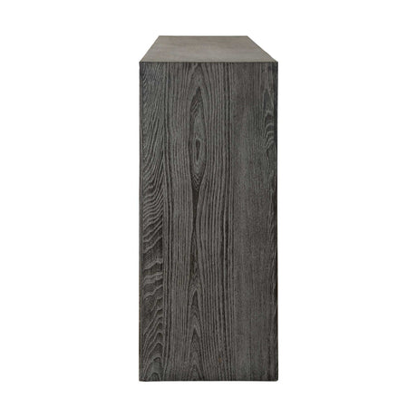 Chiseled Black Elm Console Table by Uttermost Thoreau, alternate view 4