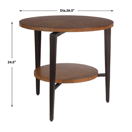 Modern European furniture - Double Layered Oak Side Table - www.oroa.com