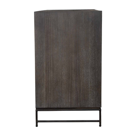 Gray Glazed Acacia 3-Drawer Chest by Uttermost Knox, alternate view 5