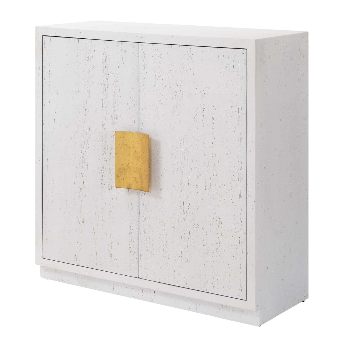 White 2-Door Cabinet by Uttermost Emma, alternate view 2