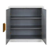 White 2-Door Cabinet by Uttermost Emma, alternate view 4