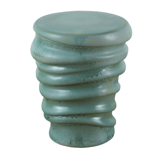 Modern European furniture - Blue-Green Organic Garden Stool - www.oroa.com