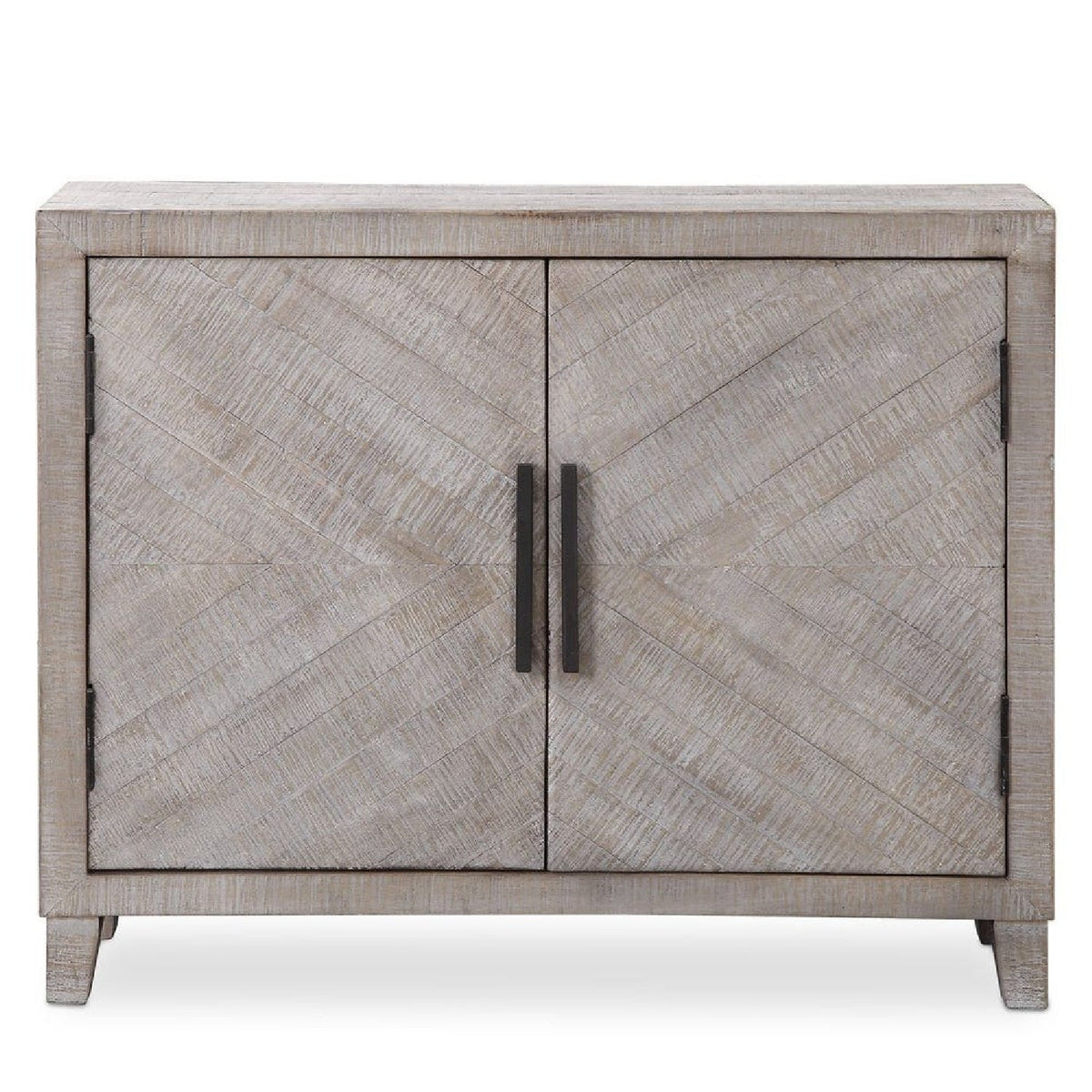 Whitewashed Fir Wood 2-Door Cabinet by Uttermost Adalind, alternate view 3