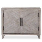 Whitewashed Fir Wood 2-Door Cabinet by Uttermost Adalind, alternate view 3
