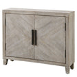 Whitewashed Fir Wood 2-Door Cabinet by Uttermost Adalind