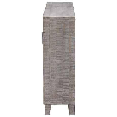 Whitewashed Fir Wood 2-Door Cabinet by Uttermost Adalind, alternate view 5