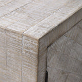Whitewashed Fir Wood 2-Door Cabinet by Uttermost Adalind, alternate view 7